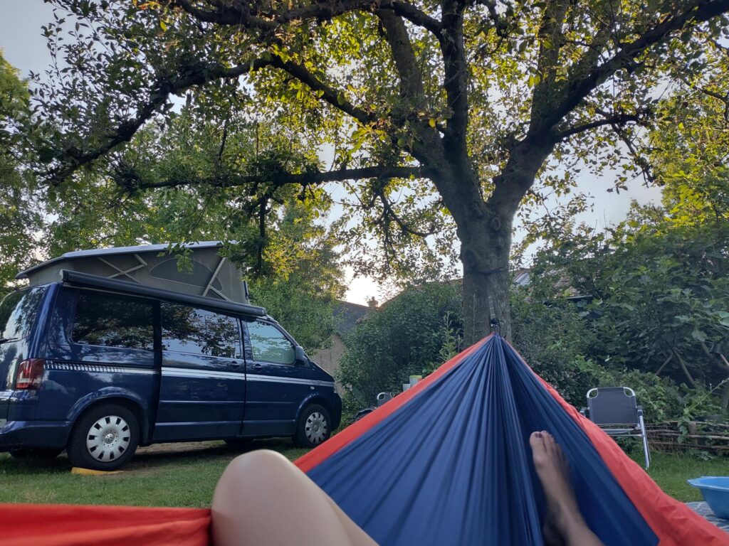 Vakantiefoto van Laurien: in de hangmat