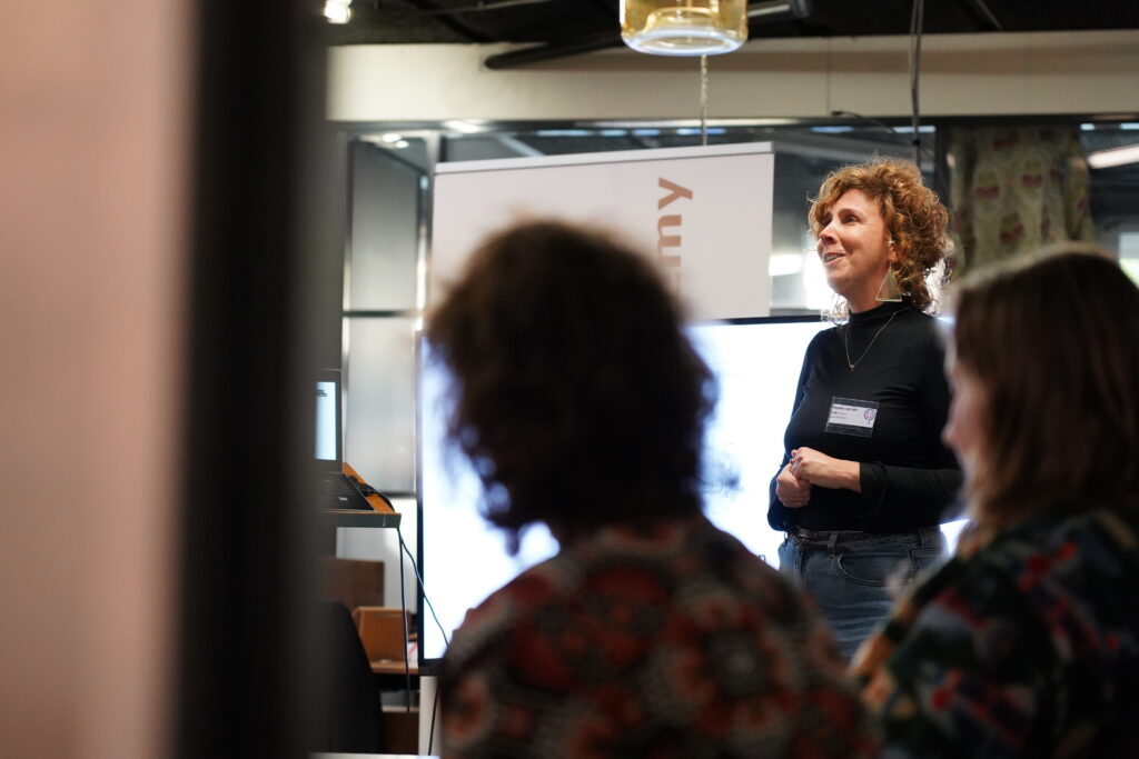 Spreker Maartje in actie